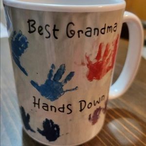 Grand babies little hand prints.